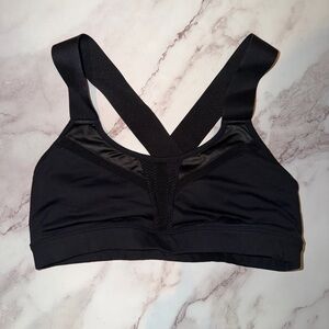 Alo Black Cross-Back Sports Bra